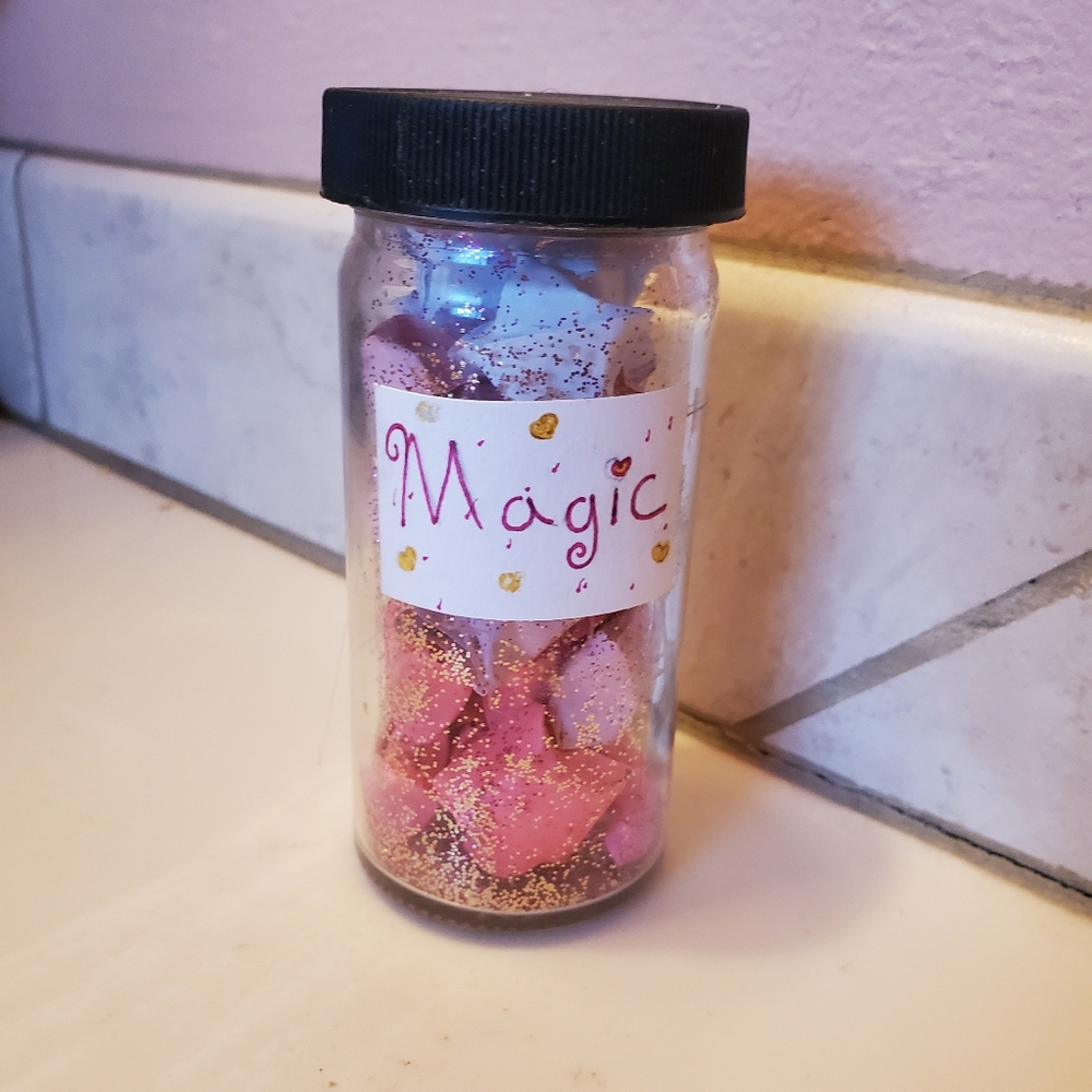 Jar of magic origami stars